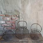 1x Oud brocante Frans eiermandje draadmandje *Etage3*, Gebruikt, ., Ophalen of Verzenden, .