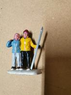Lemax Figuur: Man en Vrouw met Ski's, Ophalen of Verzenden, Zo goed als nieuw