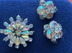 Schitterende Broche en oorbellen.,, Sieraden, Tassen en Uiterlijk, Broches, Overige materialen, Overige kleuren, Verzenden, Minder dan 4 cm