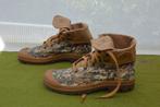 Palladium schoenen / boots camouflage canvas, maat 40, zgan, Bruin, Lage of Enkellaarzen, Palladium, Ophalen of Verzenden