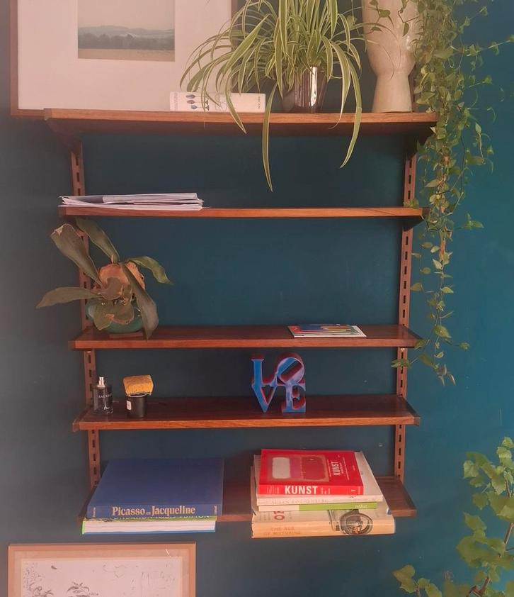 Kai Kristiansen wandsysteem FM / Geen Cadovius, Huis en Inrichting, Kasten | Boekenkasten, Minder dan 100 cm, 25 tot 50 cm, Ophalen of Verzenden