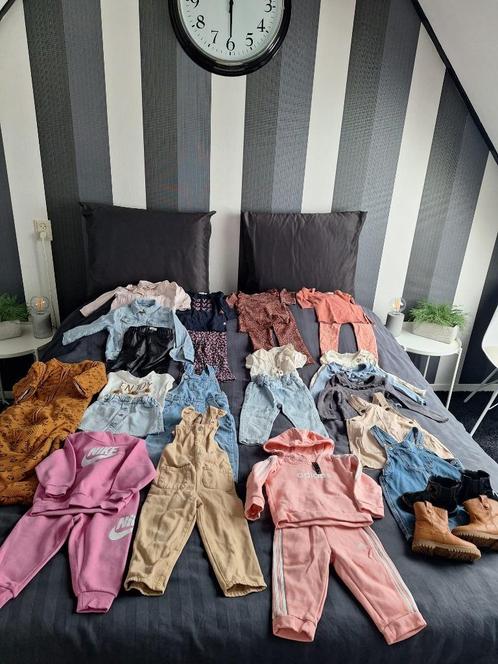 Meidenkleding maat 86 + laarsjes maat 22 – o.a. Nike, Adidas, Kinderen en Baby's, Babykleding | Maat 86, Gebruikt, Meisje, Setje