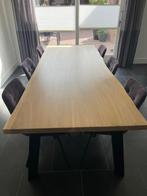 Prachtige Boomstamtafel (240x96x77), Huis en Inrichting, Tafels | Eettafels, Ophalen, 200 cm of meer, 50 tot 100 cm, Zo goed als nieuw