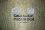Zildjian K medium thin dark crash 1249gr 16 inch  <25251038>, Ophalen of Verzenden, Gebruikt, Drums of Percussie