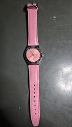 Swatch horloge met roze band, Sieraden, Tassen en Uiterlijk, Horloges | Kinderen, Ophalen of Verzenden, Gebruikt, Roze, Meisje