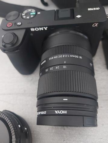 Sony A6700 body + Sigma 18-50mm F/2.8   beschikbaar voor biedingen