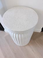 Bijzet tafel, japandi stijl, Minder dan 55 cm, Rond, Zo goed als nieuw, Ophalen