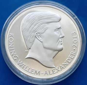 Penning Koning Willem-Alexander 2013   beschikbaar voor biedingen