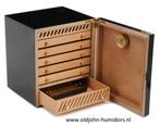 H181BLD ADORINI  KABINET HUMIDOR, MET 6 LADEN - ZWART, Verzenden, Nieuw, Tabaksdoos of Verpakking