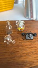 Miniatuur glas schildpad hout telefoon letterbak, Ophalen of Verzenden, Zo goed als nieuw