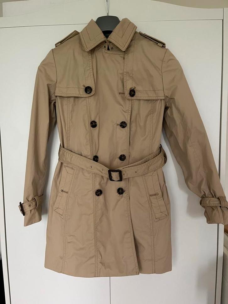 Banana Republic Trenchcoat - Kort & Topkwaliteit!, Kleding | Dames, Jassen | Zomer, Zo goed als nieuw, Maat 34 (XS) of kleiner