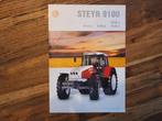 Tractor folder Steyr 9100, Boeken, Ophalen of Verzenden, Zo goed als nieuw