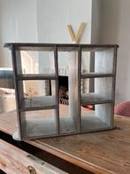 Brocante klein vitrinekastje, Huis en Inrichting, Kasten | Vitrinekasten, Ophalen, 50 tot 100 cm, Zo goed als nieuw, Minder dan 100 cm