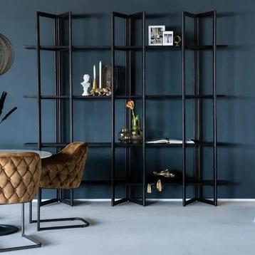 Eleonora Boekenkast Oak Eikenhout Zwart beschikbaar voor biedingen
