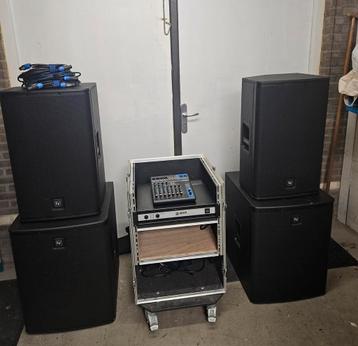 Electro Voice Geluidsinstallatie ELX 115, ELX 118 speakers beschikbaar voor biedingen