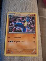 Lucario Pokemon Kaart, Hobby en Vrije tijd, Verzamelkaartspellen | Pokémon, Ophalen of Verzenden, Gebruikt, Losse kaart