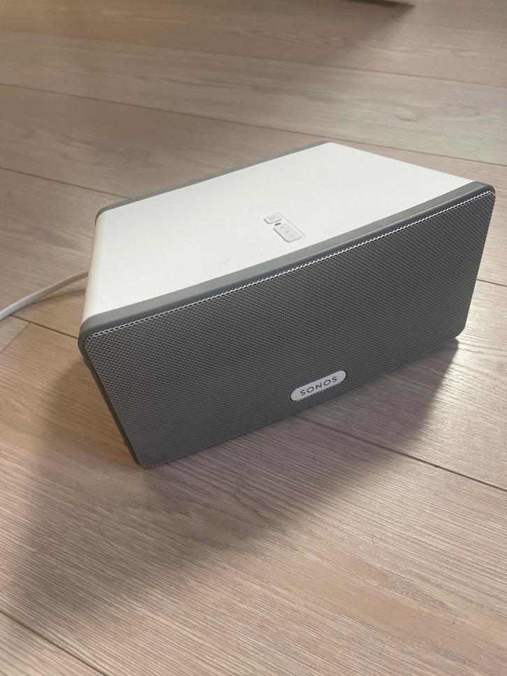 Sonos Play: 3 Speaker - Wit, Audio, Tv en Foto, Luidsprekers, Zo goed als nieuw, Front, Rear of Stereo speakers, Minder dan 60 watt