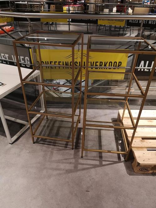 Goudkleurige presentatie toren 2 maten, Zakelijke goederen, Kantoor en Winkelinrichting | Magazijn, Stelling en Opslag, Ophalen