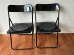Vintage IKEA klapstoelen Niels Gammelgaard, Huis en Inrichting, Stoelen, Ophalen, Gebruikt, Zwart, Twee