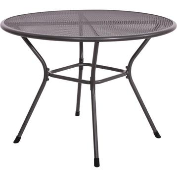 Tuintafel nordic 105 cm grijs gepoedercoat staal beschikbaar voor biedingen