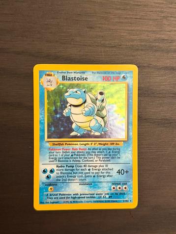 Blastoise 2/102, Pokemon Base Set beschikbaar voor biedingen