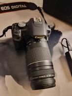 Canon eos 500D camera met zoomlens EF 75-300mm, Ophalen of Verzenden, Gebruikt, Canon, 8 keer of meer