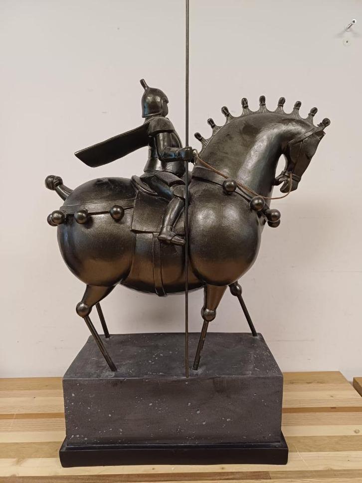 Kare Decoratief - ridder op het paard, Antiek en Kunst, Kunst | Overige Kunst, Ophalen of Verzenden