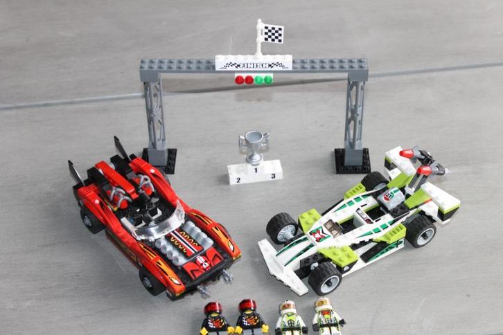 lego world racers wrakkenweg 8898, Kinderen en Baby's, Speelgoed | Duplo en Lego, Zo goed als nieuw, Lego, Complete set, Ophalen of Verzenden