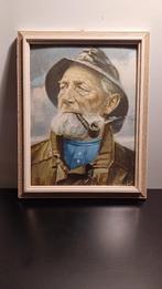 schilderij oude zeeman dorus rijkers, Antiek en Kunst, Ophalen of Verzenden