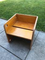 Van Dyk houten kubus stoel retro vintage Rietveld ADO, Verzamelen, Retro, Ophalen of Verzenden, Huis en Inrichting