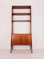 Vintage Deens design drankenkast, boekenkast, teak hout 1960, Huis en Inrichting, Kasten | Wandmeubels, Gebruikt, ., Teakhout