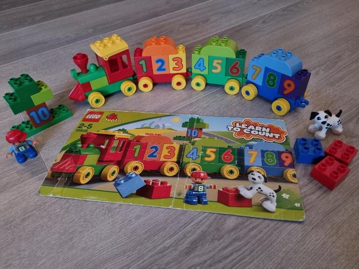 Lego Duplo set 10558 - Getallentrein (COMPLEET), Kinderen en Baby's, Speelgoed | Duplo en Lego, Zo goed als nieuw, Duplo, Complete set