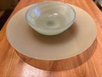 Henry Dean - Grote schaal met kleine schaal, Ophalen, Zo goed als nieuw, Rond, Glas