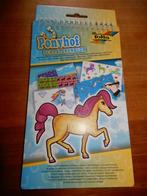 Folia Ponyhof sjabloon boek / teken boek paarden, Verzenden, Nieuw, Knutselen