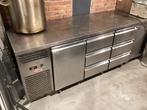 Koelwerkbank RVS deur + 6 lades, Ophalen, Gebruikt