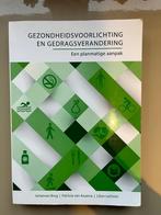Gezondheidsvoorlichting en gedragsverandering, Boeken, Studieboeken en Cursussen, Ophalen of Verzenden, Beta, Zo goed als nieuw