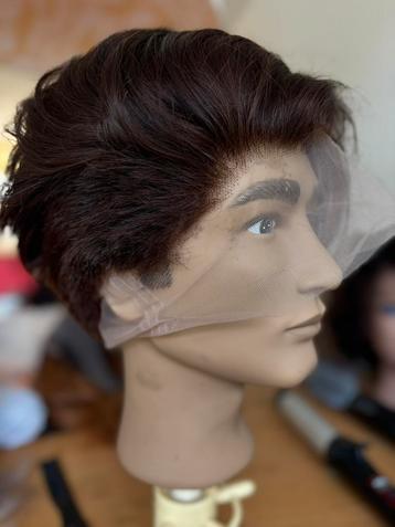 haarwerk, 100% remy human hair, nieuw, opgeschoren zijkant beschikbaar voor biedingen