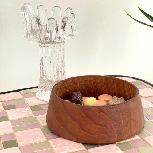 vintage teak SCHAAL Deens Scandinavisch Mid Century hout, Huis en Inrichting, Woonaccessoires | Schalen en Manden, Gebruikt, Schaal