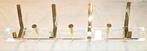 Rare coat rack Hollywood Regency Acrylglas design wandkaps, Gebruikt, Nvt, Minder dan 100 cm, Metaal