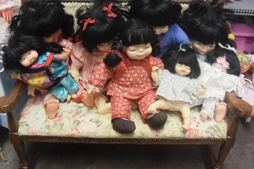 Vintage Asian poppen bepaalde zijn gemerkt Mieler Jacobsen, Verzamelen, Poppen, Gebruikt, Pop, Ophalen of Verzenden