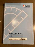 Examenbundel 2024 VWO wiskunde A Lyceo, Boeken, Schoolboeken, Gelezen, VWO, Lyceo, Wiskunde A