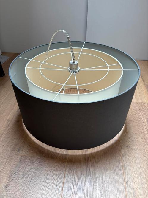 Kloosterman lampenkap, Huis en Inrichting, Lampen | Lampenkappen, Zo goed als nieuw, 25 tot 50 cm, Rond, Wit, Zwart, Ophalen