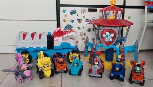 Grote set van Paw Patrol Dino Rescue, Kinderen en Baby's, Speelgoed | Speelgoedvoertuigen, Zo goed als nieuw, Ophalen