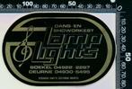 Sticker: Dans en Showorkest Lamp Lights - Boekel - Deurne, Ophalen of Verzenden, Zo goed als nieuw, Bedrijf of Vereniging
