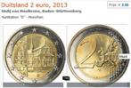 Duitsland € 2.00 Herdenkingsmunt 2013 Abdij von Maulbronn,, Postzegels en Munten, Munten | Europa | Euromunten, Duitsland, Ophalen of Verzenden