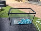 Aquarium 20Liter met decoratie en schoonmaak materiaal, Dieren en Toebehoren, Vissen | Aquaria en Toebehoren, Ophalen of Verzenden