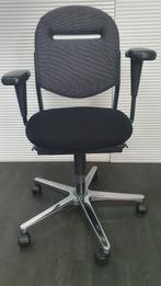 Bureaustoel Ahrend 220 antraciet/zwart, Ophalen, Zo goed als nieuw, Zwart
