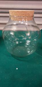 bloempot glas met kurkdop, Tuin en Terras, Ophalen of Verzenden, 'T Olde Gre-j, Info@toldegrej.nl, Endepoelstraat 20f Didam
