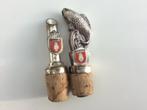 schenkdoppen  verzilverd, Antiek en Kunst, Antiek | Goud en Zilver, Ophalen of Verzenden, Zilver