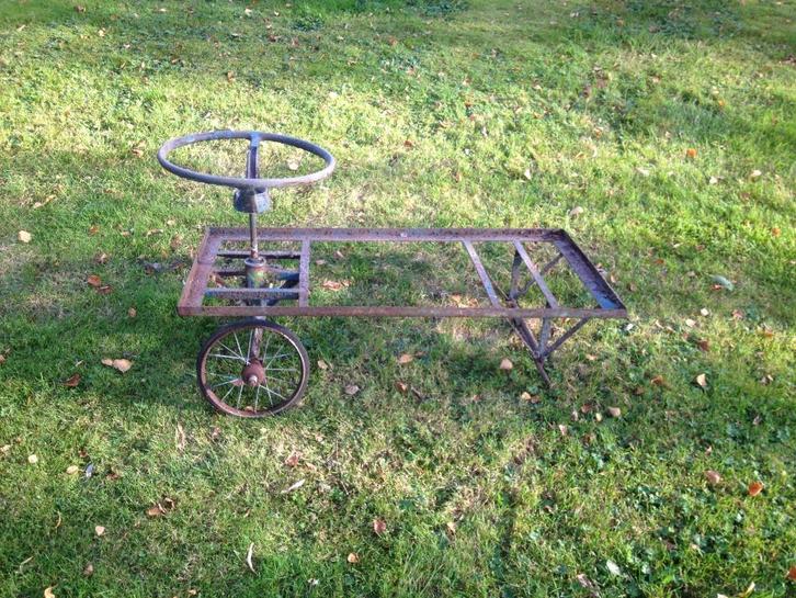 Duwkar stuurkar skelter uit de jaren 70, Kinderen en Baby's, Speelgoed | Buiten | Skelters, Gebruikt, Overige merken, Ophalen